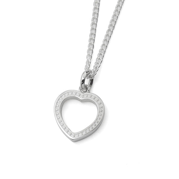 HOLLOW HEART PENDANT