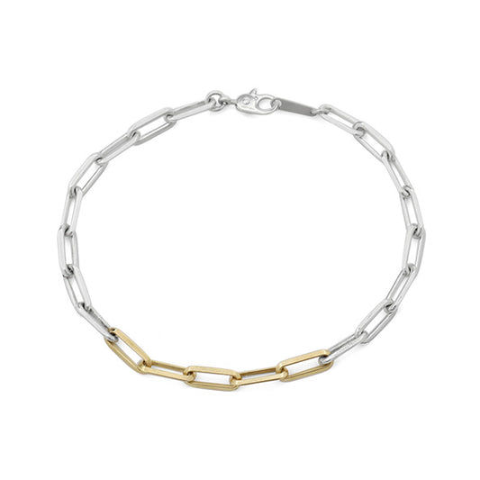 TRIANGLE LONG CHAIN BY COLOR BRACELET