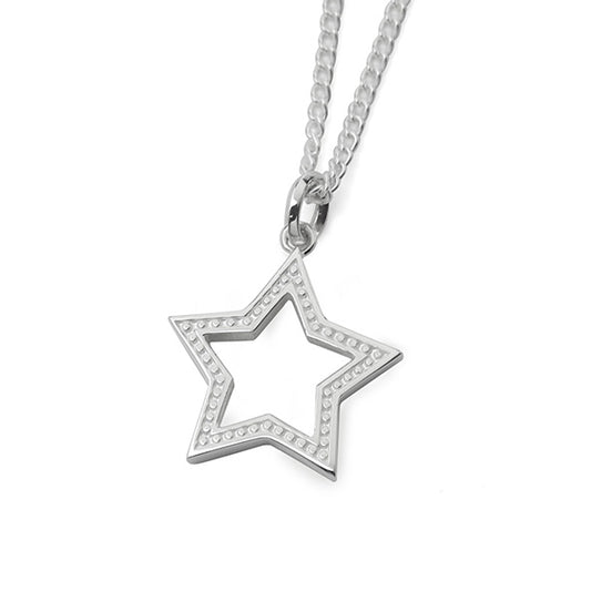 HOLLOW STAR CHARM PENDANT