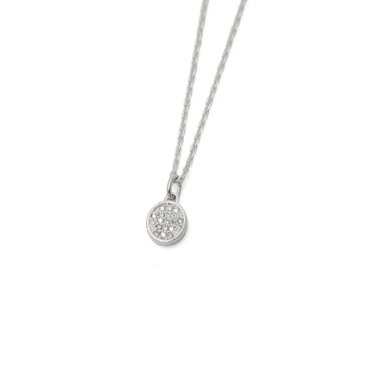 OVAL PAVES PENDANT MINI