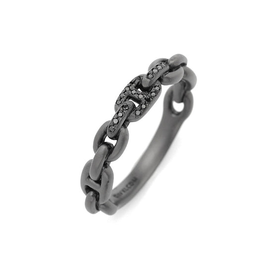 ANCHOR RING with DIAMOND